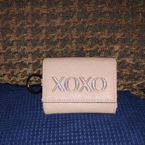 XOXO Light Pink Key Ring Wallet